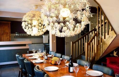 Le Cret Ski Chalet | Chalet, view mountain, fitness, hammam, balcony, fireplace or stove, parking, tv, ski locker, 360m²