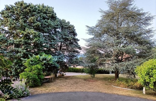 Lugrin Ski Chalet | Chalet view of Lake Geneva