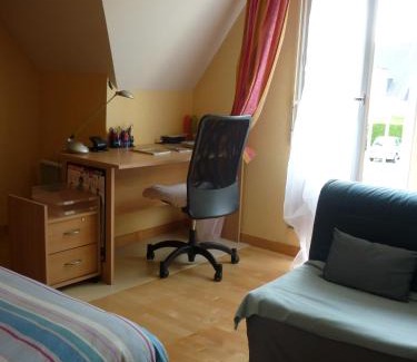 Le Rheu House | Chambre chez l'habitant vue sur jardin, parking