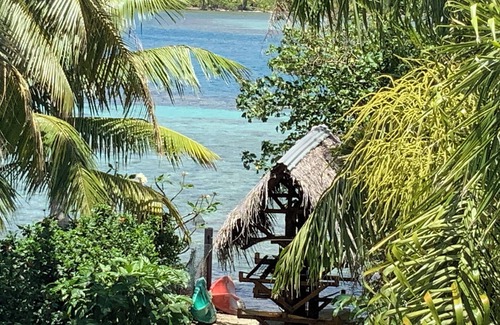 Tefarerii House | Charmant Bungalow au Calme, Avec vue Splendide sur Lagon, Accès Privé Lagon