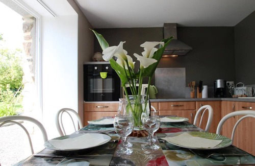 Montaigu-les-Bois Cottage | Charming 18th-Century Cottage with Garden, Near Beaches, Spa Access, and Modern Amenities