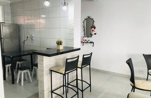 Vila Julia Apartment | Charming 2-bedroom apartment in terrific Vila Julia Guarujá with AC