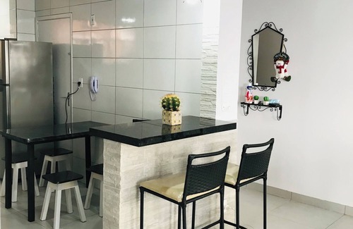 Vila Julia Apartment | Charming 2-bedroom apartment in terrific Vila Julia Guarujá with AC