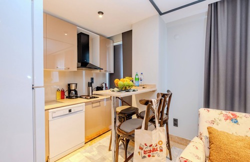 Cihangir Apartment | Charming 2-bedroom apartment with elevator in wonderful Istanbul with AC