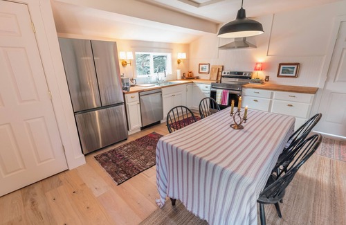Seaside Cottage | Charming and cozy coastal escape steps from the beach. Pet friendly!