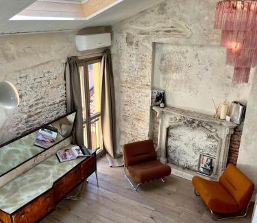 Porta Genova Apartment | Charming and Design Attic Loft Central Milan in coolest area Navigli Ticinese