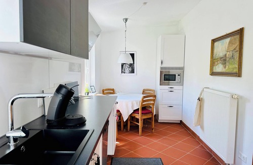 Altrip Apartment | Charming apartment with air conditioning, WiFi, smart TV surrounded by greenery