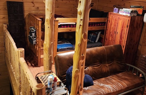 Hamptonville Cabin | Charming cabin-2 bedrooms, overlooking ponds in wine country, next to Amish