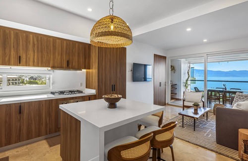 Las Glorias Condo | Charming condo with beautiful ocean views, pool and vibrant Mexican-style décor