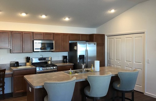 Wildwood Villa | Charming Corner Home w/Electric Golf Cart, BBQ Grill, & Stylish Comforts