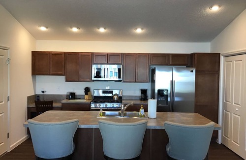 Wildwood Villa | Charming Corner Home w/Electric Golf Cart, BBQ Grill, & Stylish Comforts