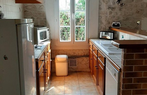 Champniers Cottage | Charming Cottage: Private Courtyard, Fireplace, Near Angoulême, Baby-Friendly, Pets Welcome
