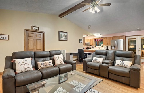 Wears Valley Cabin | Charming Cozy Cabin by the Smoky Mtns. Game Room, Fireplace, Sunroom, Fire Pit