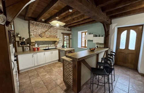 Haut-Bocage Cottage | Charming Farmhouse with Mini Farm, Fireplace, and Large Garden in Haut-Bocage