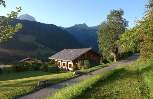 Barboleusaz Ski Chalet | Charming Family Friendly Chalet in Swiss Alps near Ski lifts and Bike Trail.
