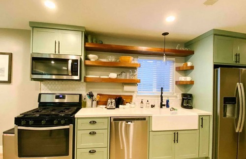 New Era Park House | Charming Farmhouse Retreat: 2 Beds 2 Bath with Garage