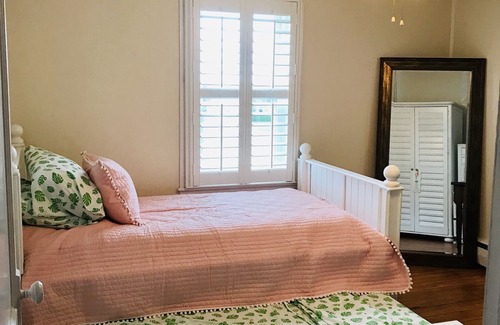 Brielle House | Charming farmhouse with water views on quiet street close to beaches and restau