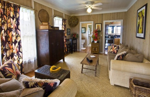 Hanalei Cottage | Charming Hanalei Bungalow A/C Walk to Town and Hanalei Bay Beach! TVNC-5096