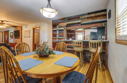 Newkirk House | Charming Kaw Lake Country Home w/Game Room!