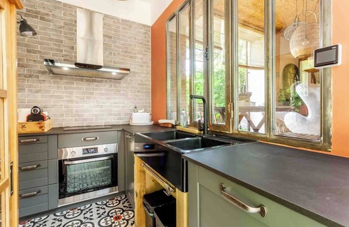 Portets Cottage | Charming loft 80m2 with terrace, Route des vins.