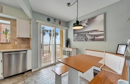 Redington Shores House | Charming Redington Shores 2-bedroom 2.5- bath beach front townhome with garage.
