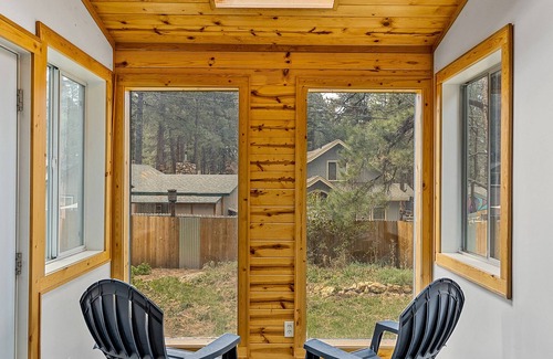 Mountainaire House | Charming Retreat with Sunroom & Spacious Deck