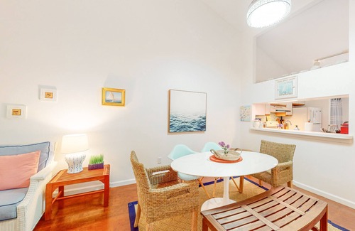 Brewster Apartment | Charming second-floor retreat with a full kitchen and balcony view