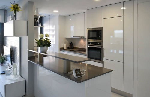 Els Arenals del Sol Apartment | Charming two bedroom apartment with sofa bed and sea views.