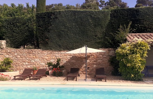 Serviers-et-Labaume Villa | Charming Village House,Uzès 5 Km, Pool, Walled Gardens, Views, 2 bedrooms