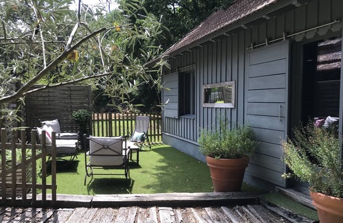 Biganos Cottage | Charming wooden house* typical of the Basin in the heart of the forest with bicycles