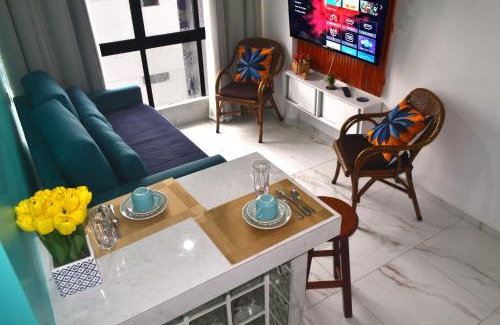 Pina Apartment | Charmoso Apartamento - Vista Mar - Boa Viagem