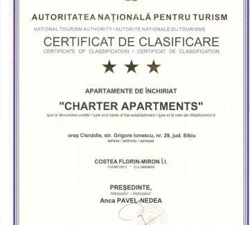 Cisnadie Apartment | Charter Apartments Costea