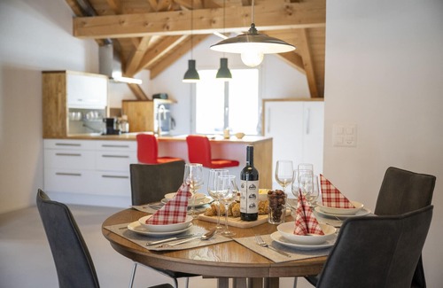 Engadin Scoul Apartment | Chasa Stradun 400: renovated 3.5-room penthouse flat in the heart of Scuol