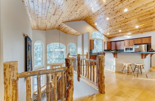 Country Club Estates House | Cherry Hills | Spacious Tahoe Cabin with Deck, Fireplace & Open Interiors