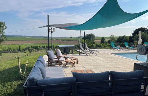 Haute-Saintonge House | Chez Eaux de Vie - Beautiful newly converted barn for 4 - overlooking vineyards!
