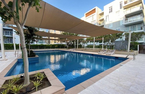 Seeb Apartment | Chic 1BRlPool &Walkable Hotspots