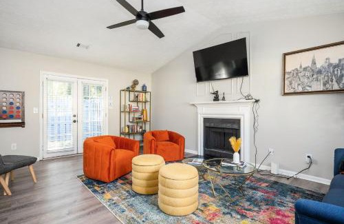 Decatur House | Chic 3BR-2BA Decatur Retreat with Stylish Decor