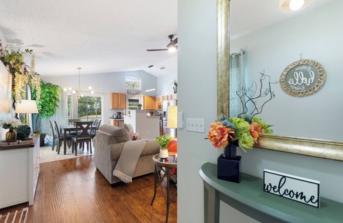 Haines City House | Chic 3BR Getaway, Heated Pool, Golf Views & Theme Parks
