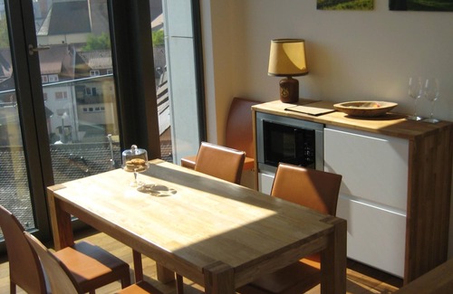 Ulm Apartment | Chic apartment in the city center with fantastic views of the Minster