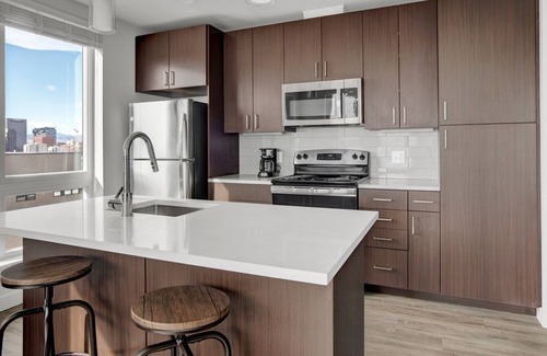 Five Points Apartment | Chic Five Points 2BR w/ Roof Deck & Gym, walk to RiNo bars, by Blueground