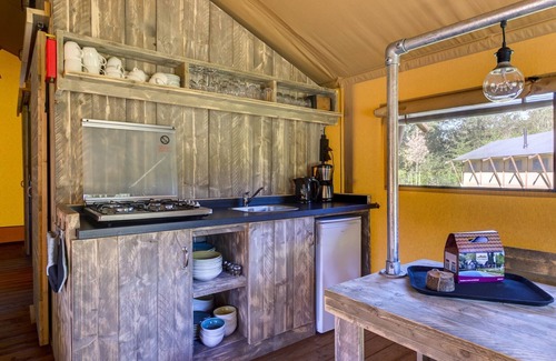 Municipality of Dalfsen House | Chic Glamping Escape with Pool
