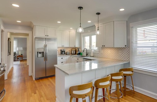 Avon Lake House | Chic Home with Deck, Walk to Lake Erie!