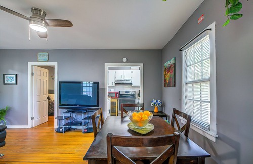 South Seminole Heights Apartment | Chic Loft in Heart of Tampa - Modern 2-Bed Retreat w/Shared Yard