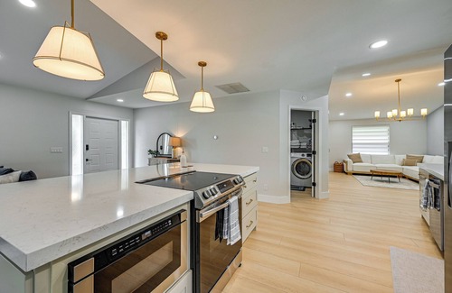 Palm River Estates House | Chic Naples Home w/Pool & Hot Tub, 4 Mi to Beach!