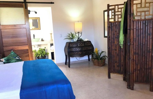 Lo de Marcos Hotel | Chic room in plant filled boutique hotel near beach and plaza in Lo de Marcos
