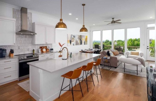 Five Points South House | Chic Townhome Close to City & Dining
