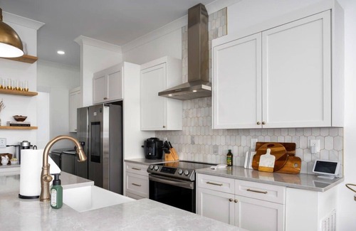 Five Points South House | Chic Townhome Close to City & Dining