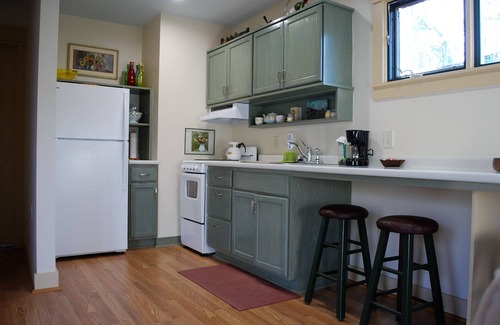Hendersonville House | Chimney Rock area , private & a treetop view,1 bedroom house with washer/dryer