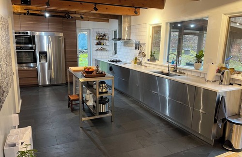 Woodstock House | Chronogram featured, Modern Mountain Family Home above Woodstock. Dog-Friendly