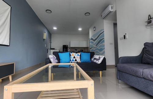 Shah Alam Apartment | Cinema Blue Ocean 3 bedroom house kids water park